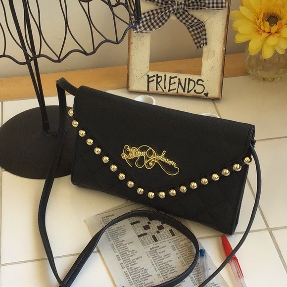 Betsey Johnson Handbags - ‘Betsy Johnson’ Fun Black Purse